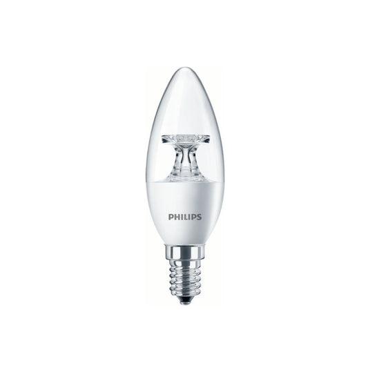 Philips LED Kertepære 5,5W(40W) 827 470lm Klar E14