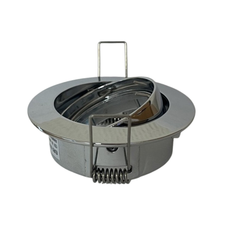 Rutec Downlight MR16 GX5.3 Ø81mm Kipbar 12V Chrom