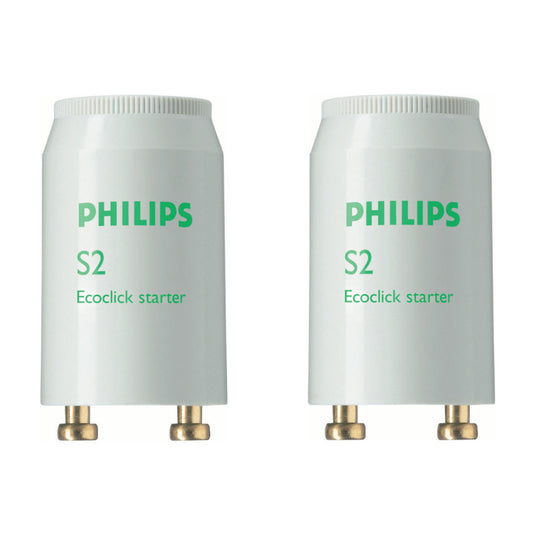 Philips Starter S2 4-22W til Lysrør - 2-Pak