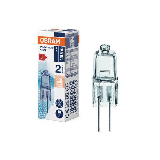 Osram Halogen G4 Ovnpære 10W 2800K Klar 12V