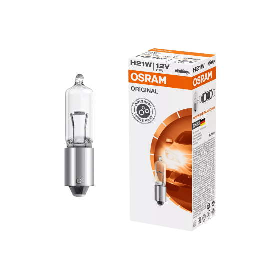 Osram Autopære H21W 21W 12V 600lm BAY9s