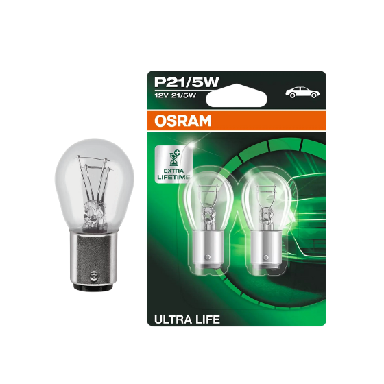 Osram Autopære P21/5W 21/5W 12V 440/35lm BAY15d 2-Pak
