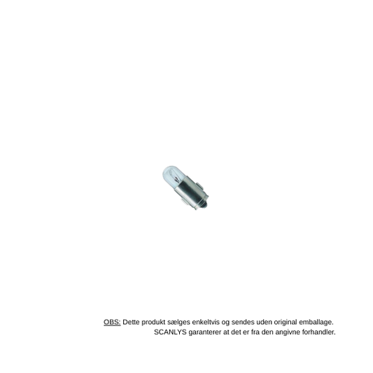 Philips Autopære 3W 24V BA7s