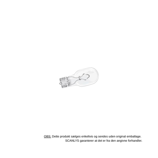 Bosma Autopære 7W 12V W2.1x9.5d