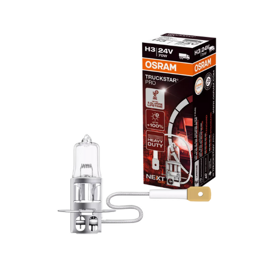 Osram Autopære H3 70W 24V 3200K 1750lm PK22s