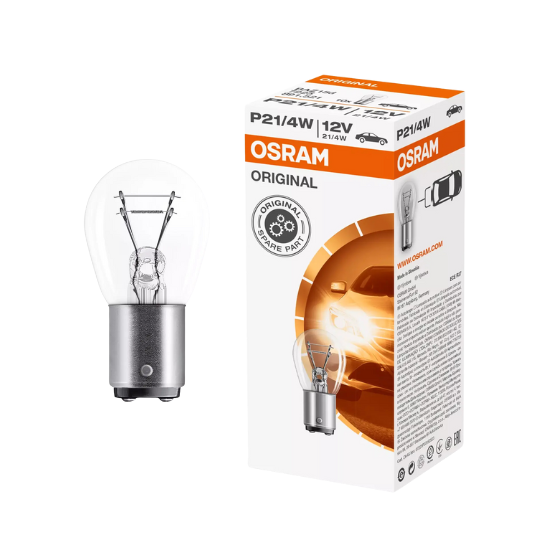 Osram Autopære P21/4W 21/4W 12V 440/15lm BAZ15d