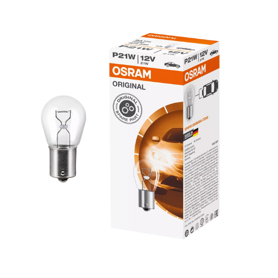 Osram Autopære P21W 21W 12V 460lm BA15s