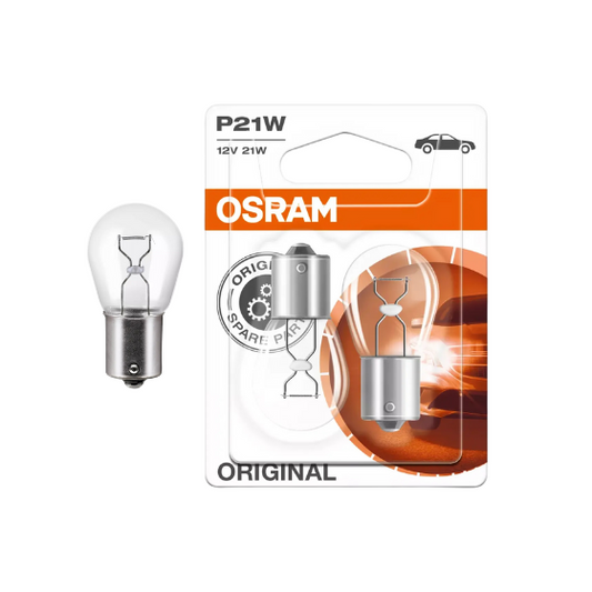 Osram Autopære P21W 21W 12V 460lm BA15s 2-Pak