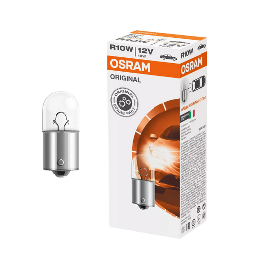 Osram Autopære R10W 10W 12V 125lm BA15s
