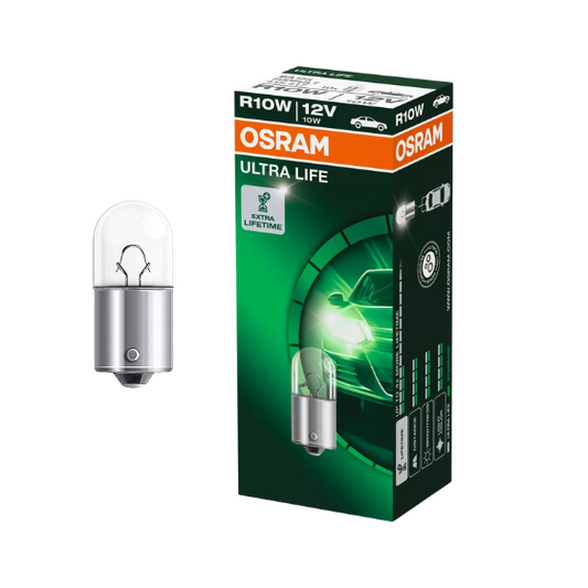 Osram Autopære R10W 10W 12V 125lm BA15s