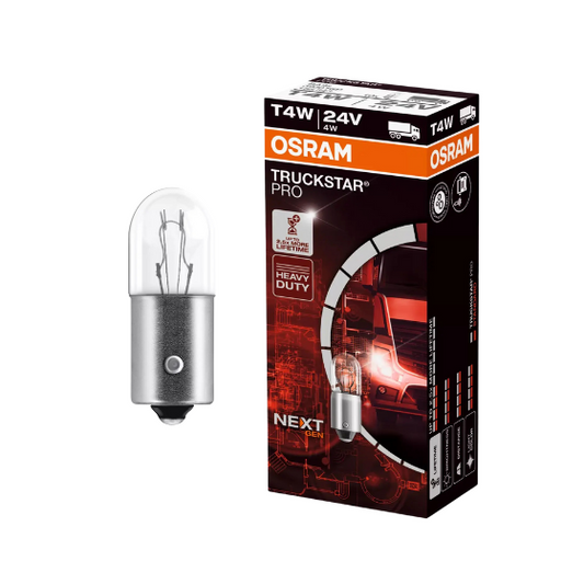 Osram Autopære T4W 4W 24V 35lm BA9s