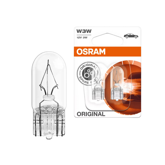 Osram Autopære W3W 3W 12V 22lm W2.1x9.5d 2-Pak