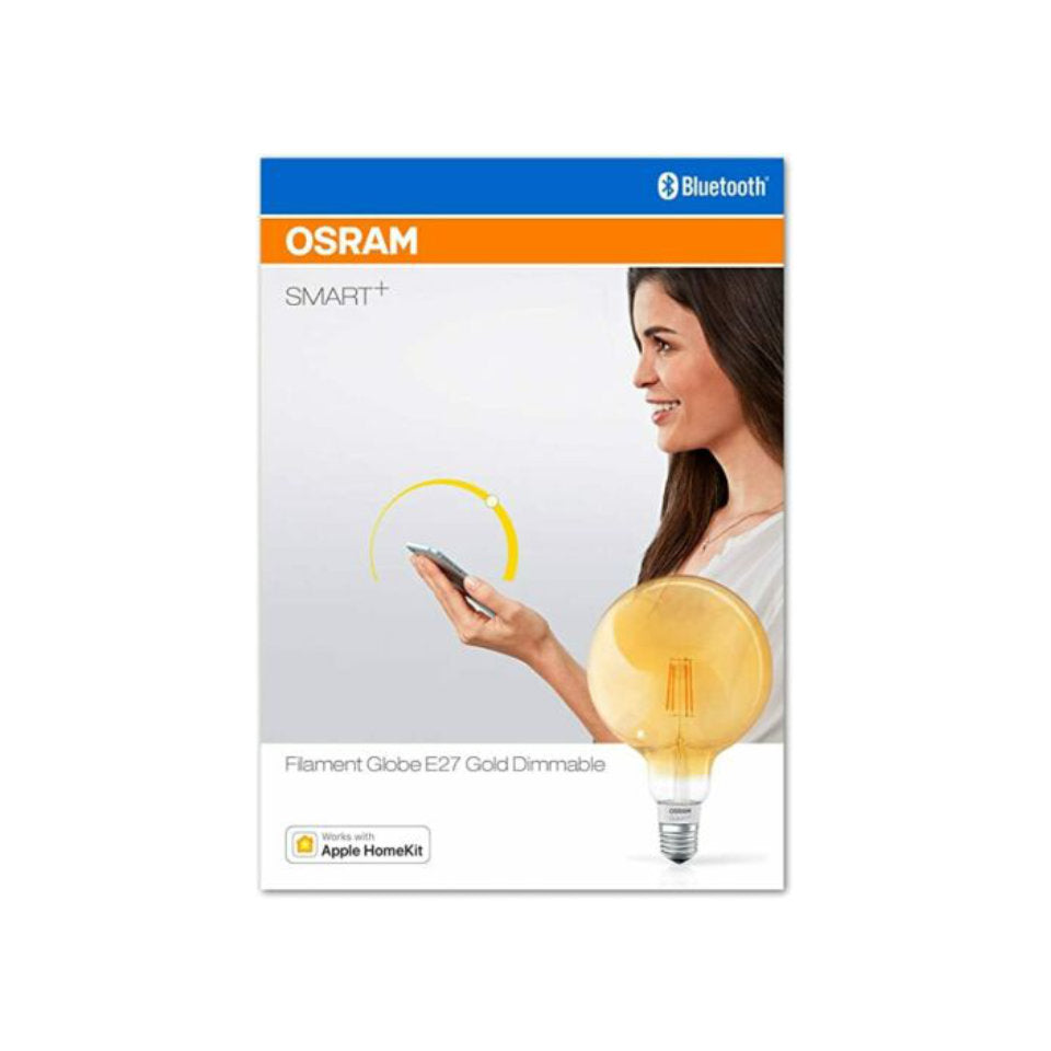 Osram Smart+ LED Globepære 5,5W BT Apple Dim G125 E27