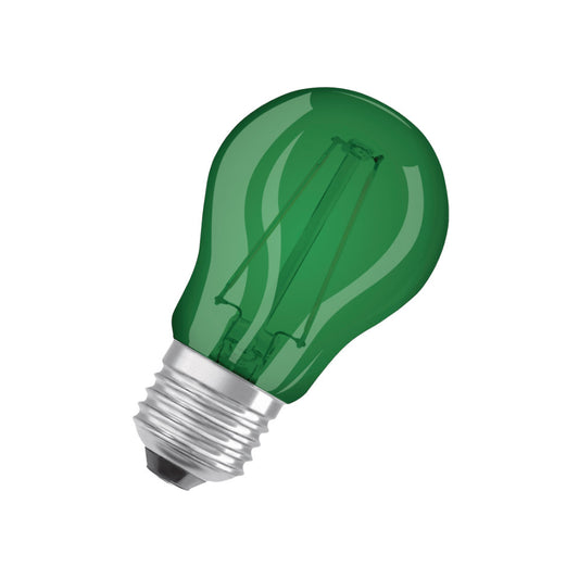 Osram LED Kronepære 1,6W(15W) Grøn Klar E27