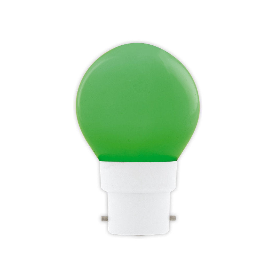 Calex LED Kronepære 1W(3W) Grøn B22d