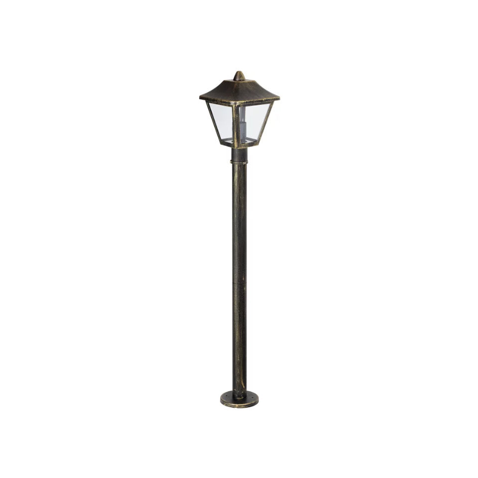 Ledvance Bedlampe 100cm. E27 Sort/Guld Alu IP44