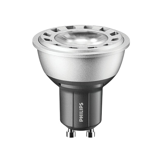 Philips LED GU10 6W(50W) 830 320lm 25° Dim Sort/Sølv
