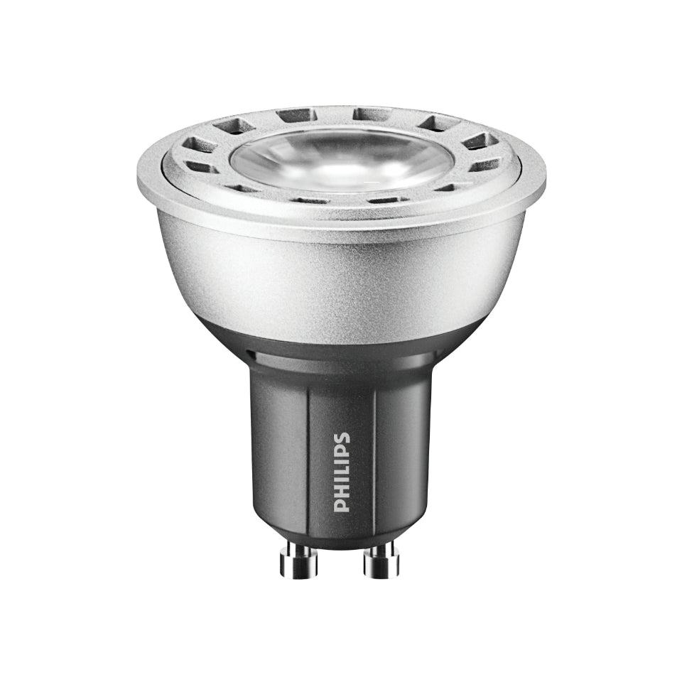 Philips LED GU10 5,5W(50W) 840 415lm 40° Dim Sort/Sølv