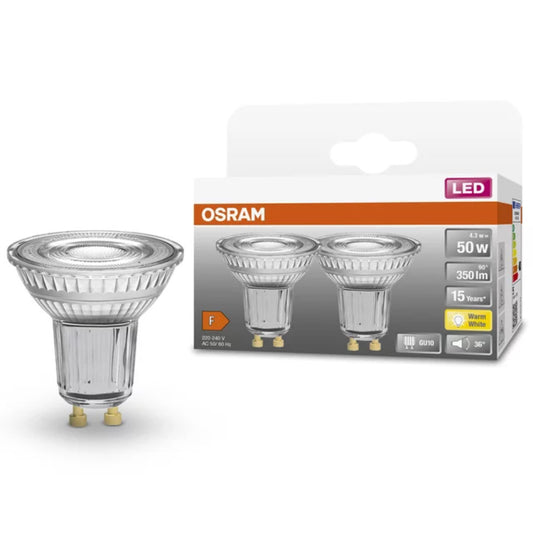 Osram LED GU10 4,3W(50W) 827 350lm 36° Klar