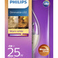 Philips LED Kertepære 4W(25W) 822-827 250lm. WarmGlow Klar Vindstød E14
