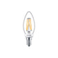 Philips LED Kertepære 3,5W(25W) 922-927 250lm. WarmGlow Klar E14