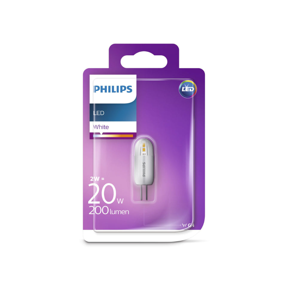Philips LED G4 2W(20W) 830 200lm. 12V Klar