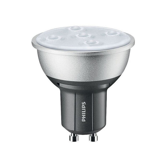 Philips LED GU10 4W(35W) 822-827 305lm 40° Dim Sort/Sølv