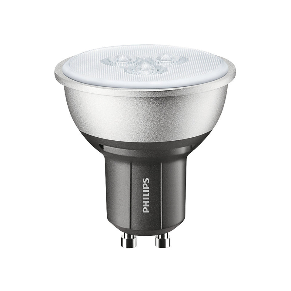 Philips LED GU10 3,5W(35W) 827 280lm 25° Dim Sort/Sølv