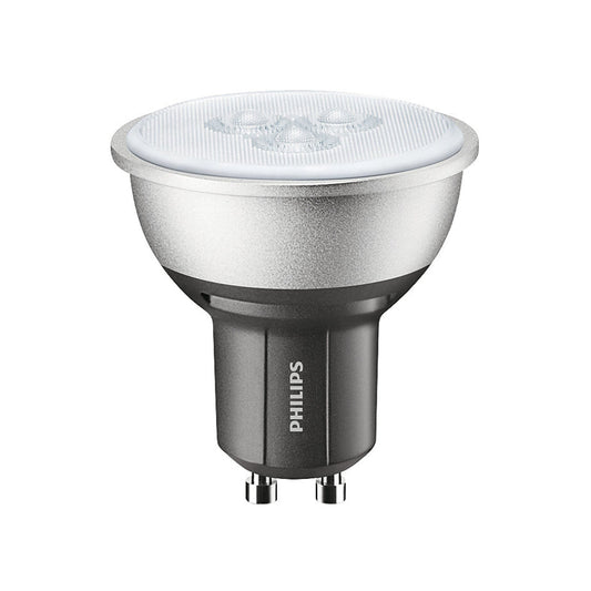 Philips LED GU10 3,5W(35W) 830 290lm 25° Dim Sort/Sølv
