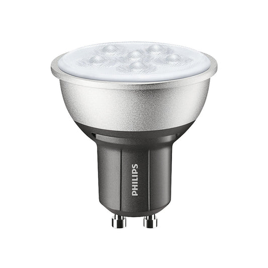 Philips LED GU10 4,3W(50W) 830 390lm 25° Dim Sort/Sølv