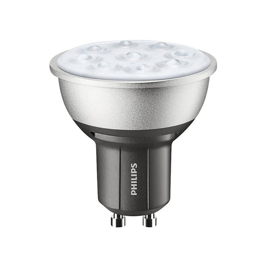 Philips LED GU10 4,5W(50W) 822-827 385lm 25° DimTone Sort/Sølv
