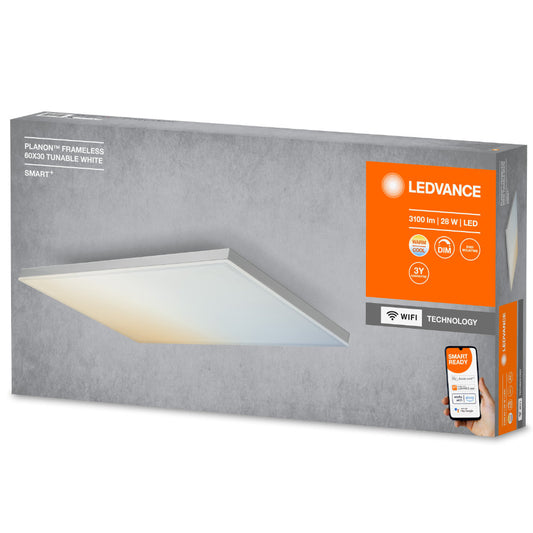Ledvance Smart+ LED Panel Planon 28W TW WiFi 60x30cm.