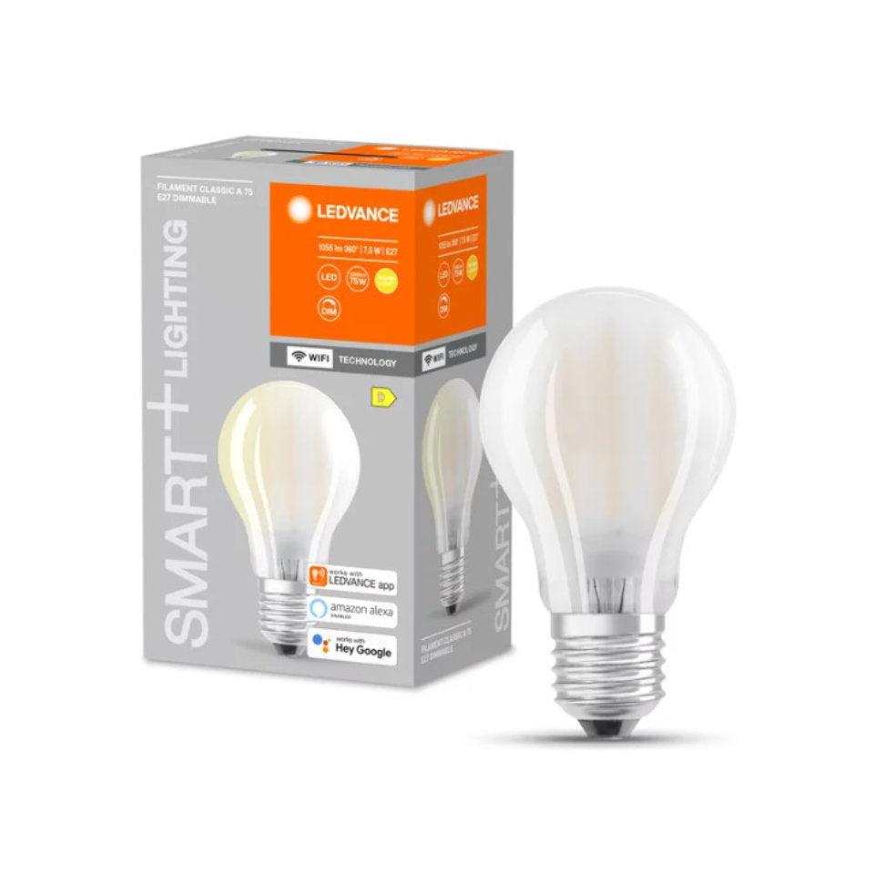 Ledvance Smart+ LED Standardpære 7,5W 827 1055lm Dim WiFi E27