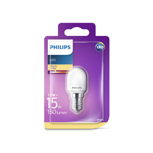 Philips LED Parfumepære 1,7W(15W) 827 150lm. Mat E14