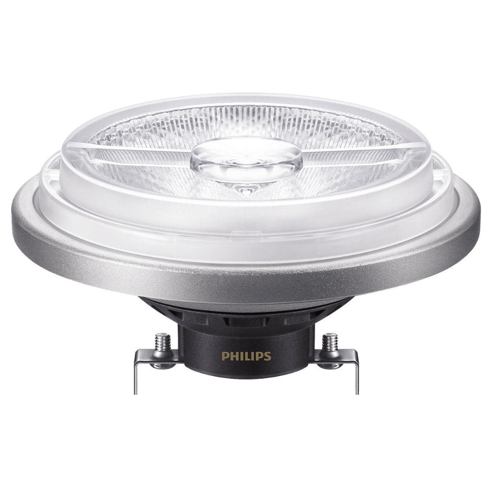 Philips LED AR111 20W(100W) 830 1180lm 40° 12V Dim Sort/Sølv G53