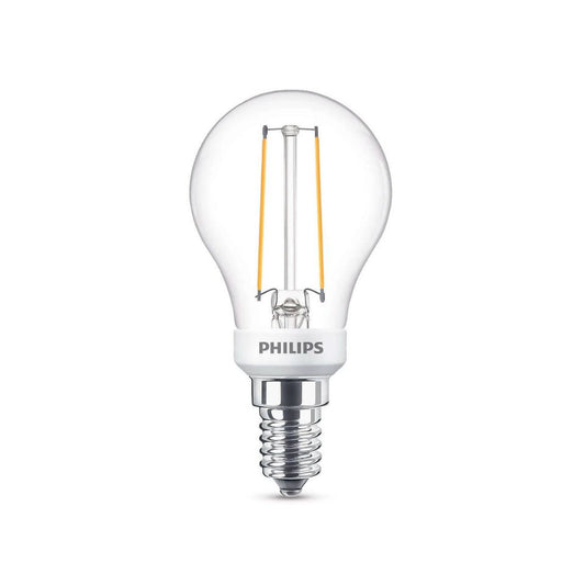 Philips LED Kronepære 2,7W(25W) 827 250lm Dim Klar E14