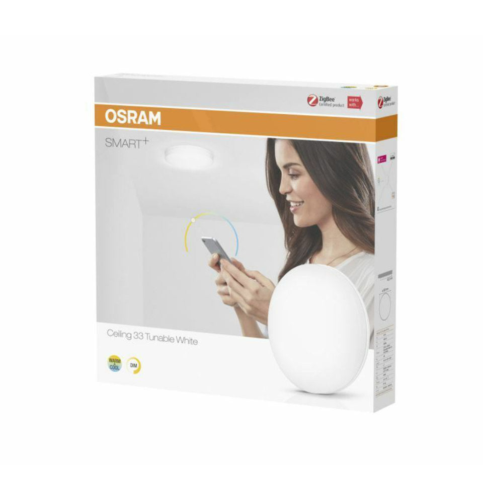 Osram Smart+ LED Loftlampe 23W TW ZigBee Ø330mm. Hvid