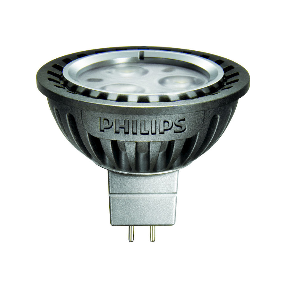 Philips LED MR16 4W(20W) 830 230lm 24° Dim Sort/Sølv GU5.3