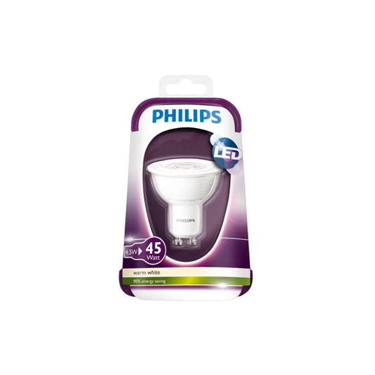 Philips LED GU10 4,5W(45W) 827 345lm 36° Hvid