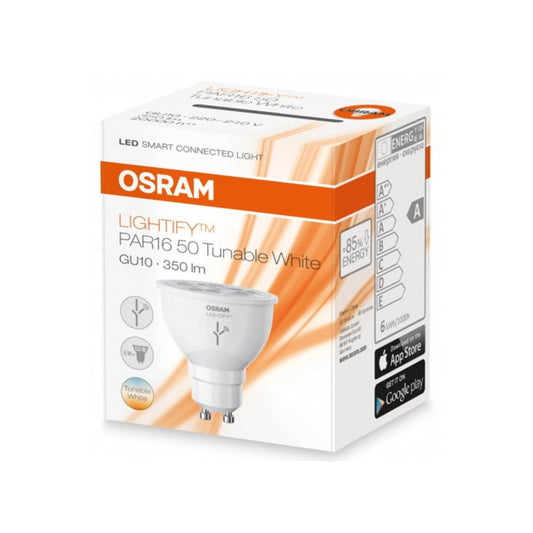 Osram Lightify LED GU10 6W(50W) 827-865 350lm Dim Hvid