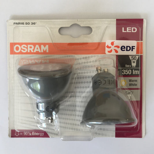 Osram LED GU10 5W(50W) 827 350lm. 36° Grå 2-Pak