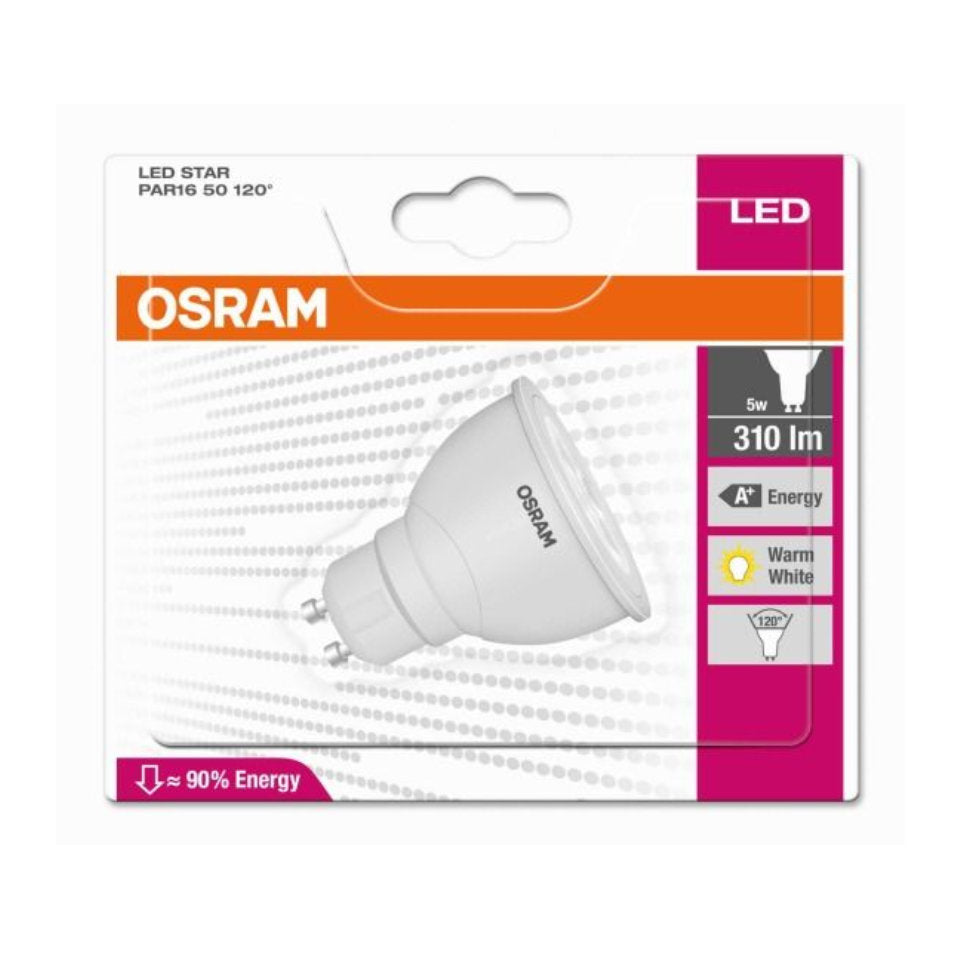 Osram LED GU10 5W(50W) 827 310lm 120° Grå