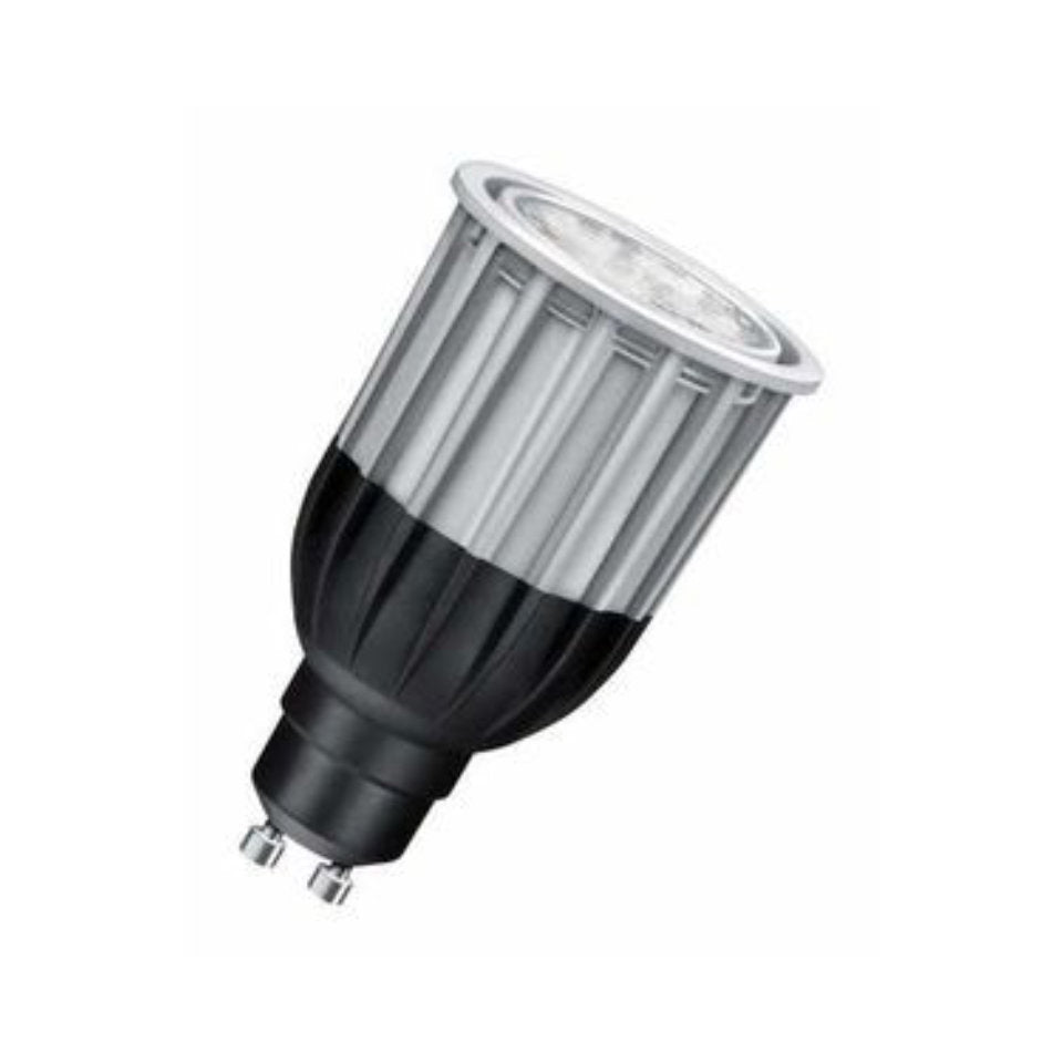 Osram LED GU10 10,5W(75W) 827 450lm 35° Dim Sort/Sølv