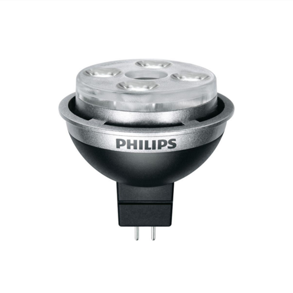 Philips LED MR16 7W(35W) 830 345lm 24° Dim Sort/Sølv GU5.3