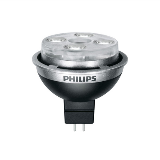 Philips LED MR16 7W(35W) 830 345lm 15° Dim Sort/Sølv GU5.3