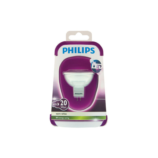 Philips LED MR16 4W(20W) 827 210lm 36° 12V Hvid GU5.3